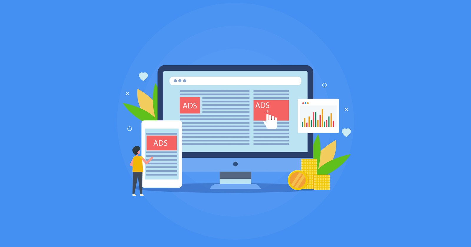 تبلیغات تصویری / Display Ads : تبلیغی است که بر صفحه وب مورد استفاده کاربر، نمایان میشود.