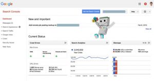 کنسول جستجوی گوگل / Google Search Console : ابزاری رایگان به همراه گزارشات که هدف استفاده از آن نظارت بر چگونگی "خزش" یا کراولینگ، نمایهندی، نحوه نمایش و نحوه عملکرد در نتایج جستجوی گوگل است.